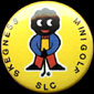SLC Skegness Crazy Golf Tournament Tin Badge (Yellow)