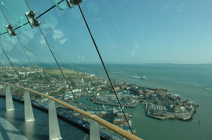 The views from Spinnaker Tower
