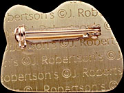 2001 Roald Dahl Badge Backstamp