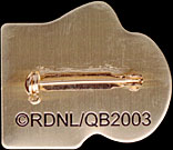2003 Roald Dahl Badge Backstamp